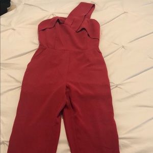 One Shoulder Jumpsuit